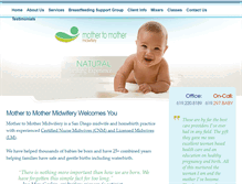 Tablet Screenshot of mothertomothermidwifery.com